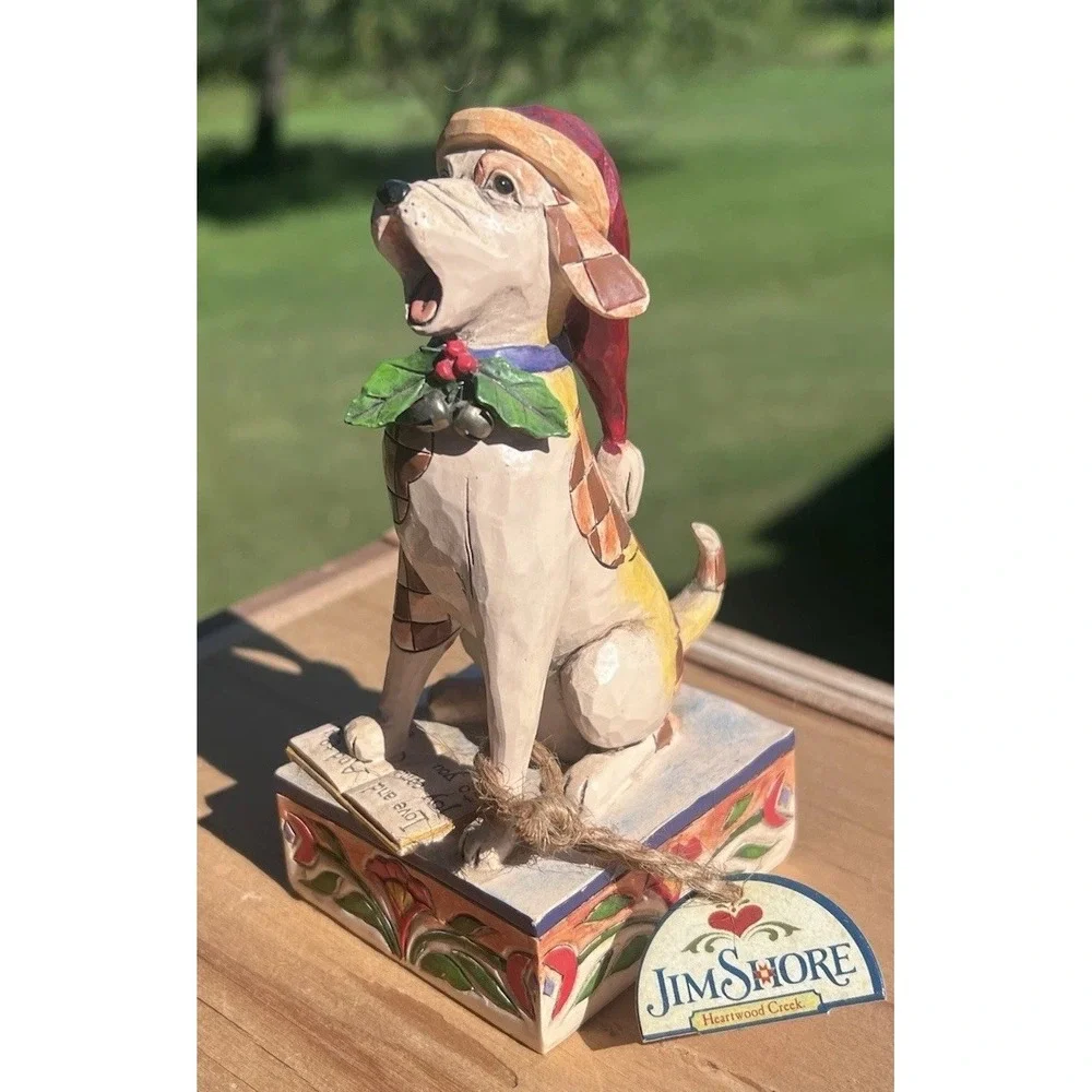 Jim Shore Bark The Herald Angels Sing Christmas Dog 4007934 2007 Heartwood Creek